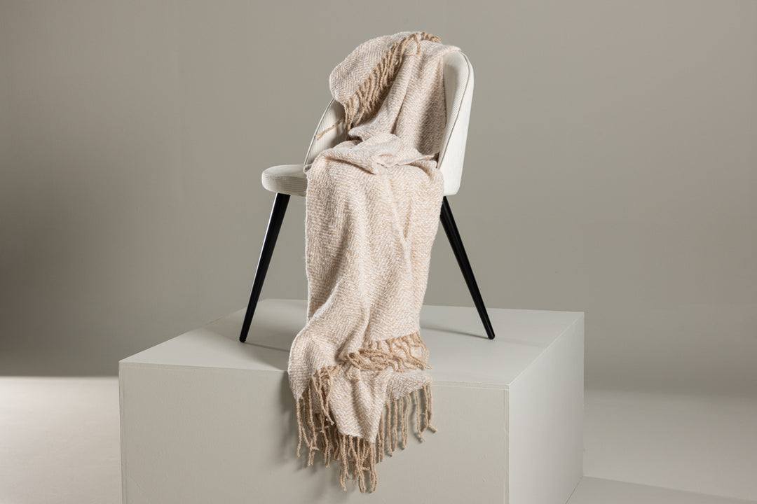 Toby Pläd Beige