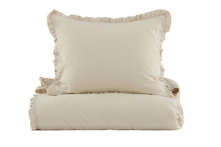 Lias Påslakanset 200x150cm Beige