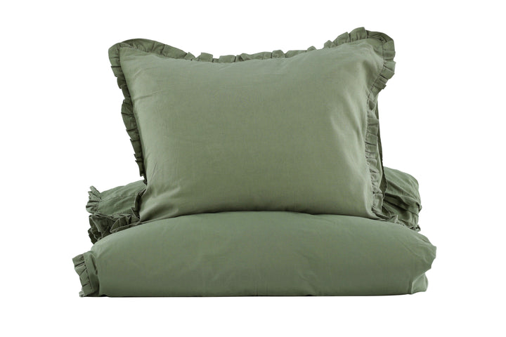 Lias Påslakanset 200x150cm Grön