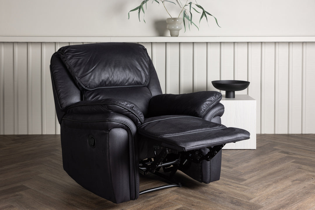 Saranda Reclinerfåtölj Svart