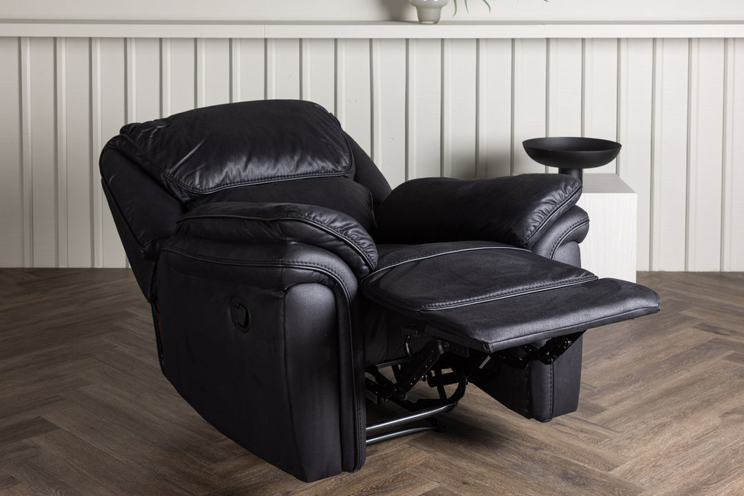Saranda Reclinerfåtölj Svart