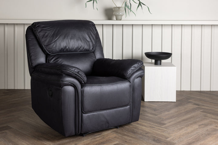 Saranda Reclinerfåtölj Svart