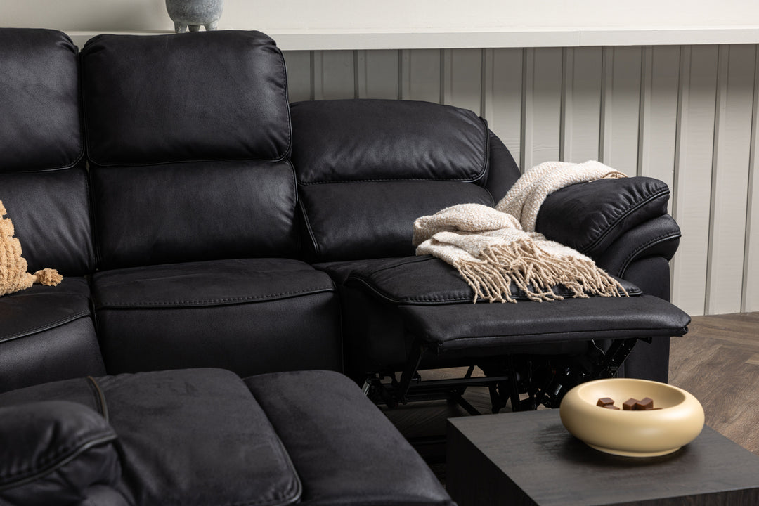 Saranda Reclinersoffa Svart