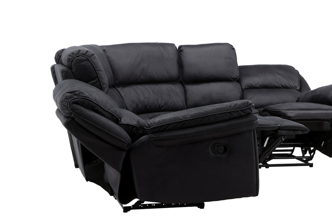 Saranda Reclinersoffa Svart