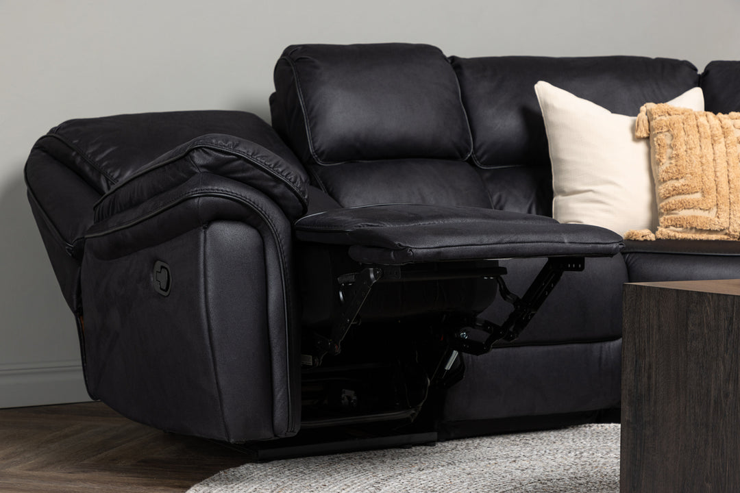 Saranda Reclinersoffa Svart