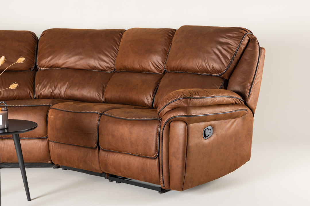 Saranda Reclinersoffa Brun
