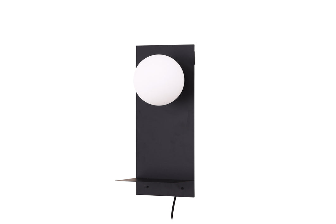 Troyes Vägglampa Svart