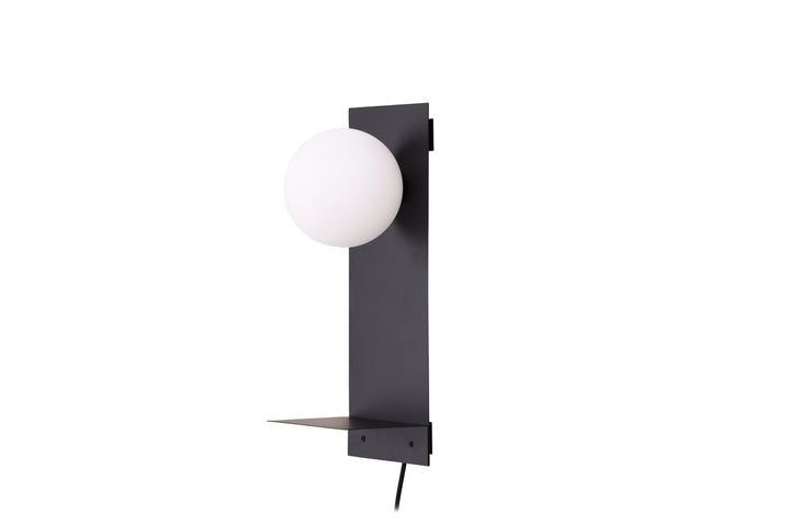 Troyes Vägglampa Svart