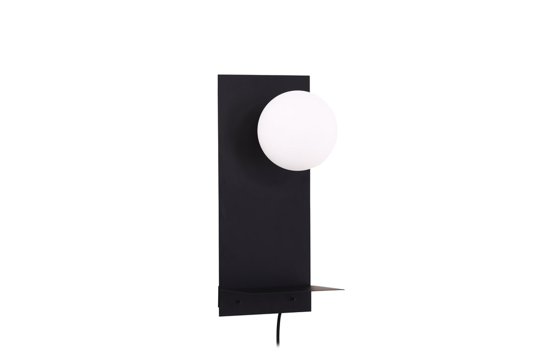 Troyes Vägglampa Svart