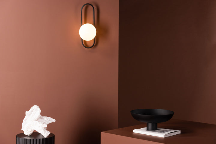 Alpes Vägglampa Svart