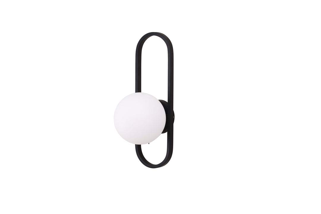 Alpes Vägglampa Svart