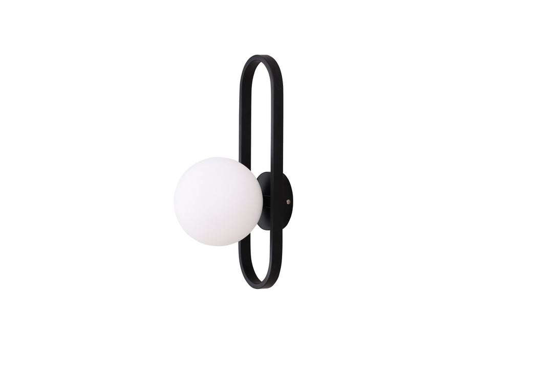 Alpes Vägglampa Svart