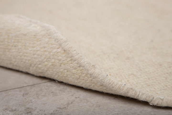 Jaipur Rund Matta Beige