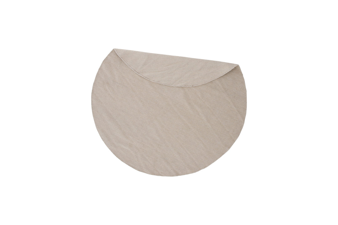 Jaipur Rund Matta Beige