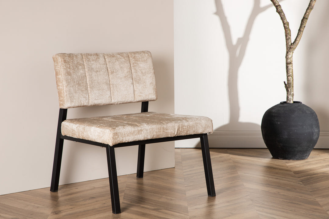 Monett Loungefåtölj Beige