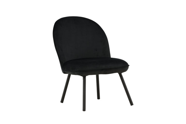 Polar Loungefåtölj Svart