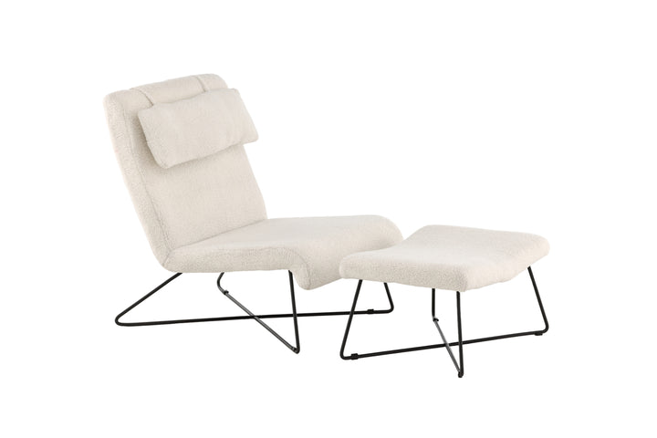 Laconia Loungefåtölj Vit