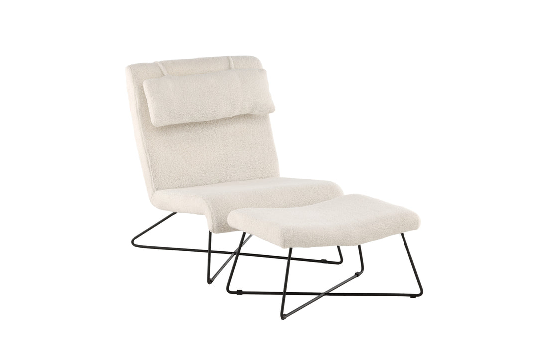 Laconia Loungefåtölj Vit