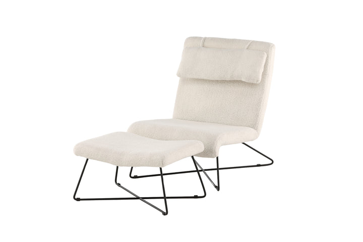 Laconia Loungefåtölj Vit
