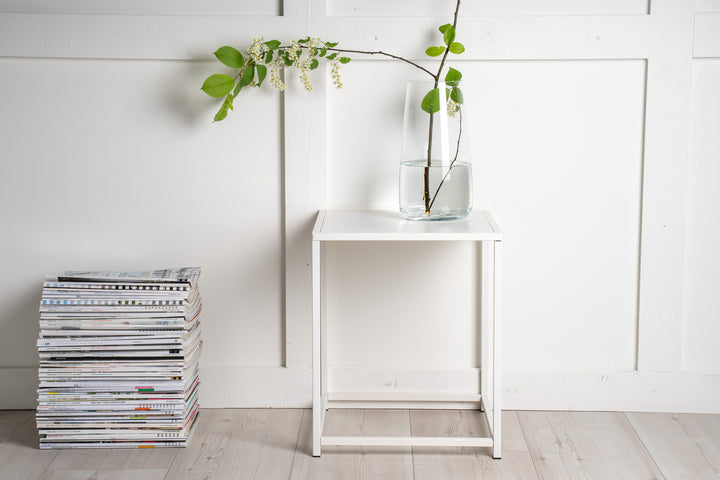 Staal Sidobord Vit