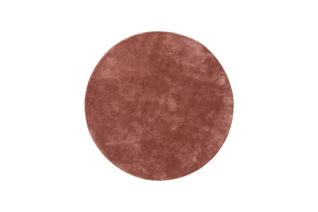 Undra Rund Matta Rosa