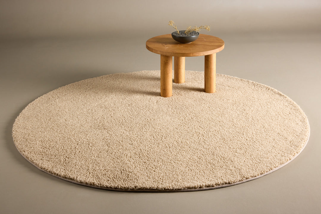 Teddy Rund Matta Beige