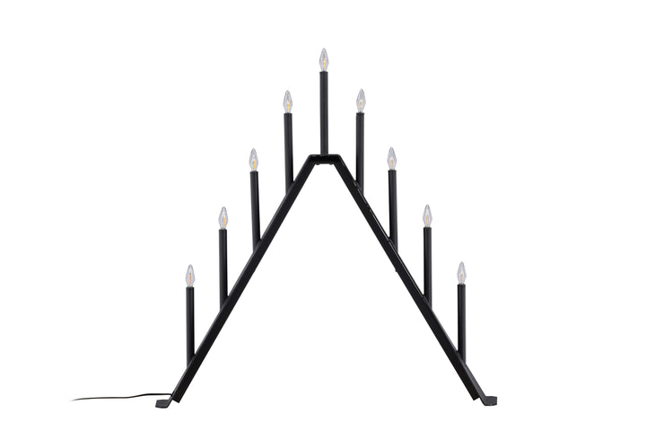 Åre Adventsljusstake Svart