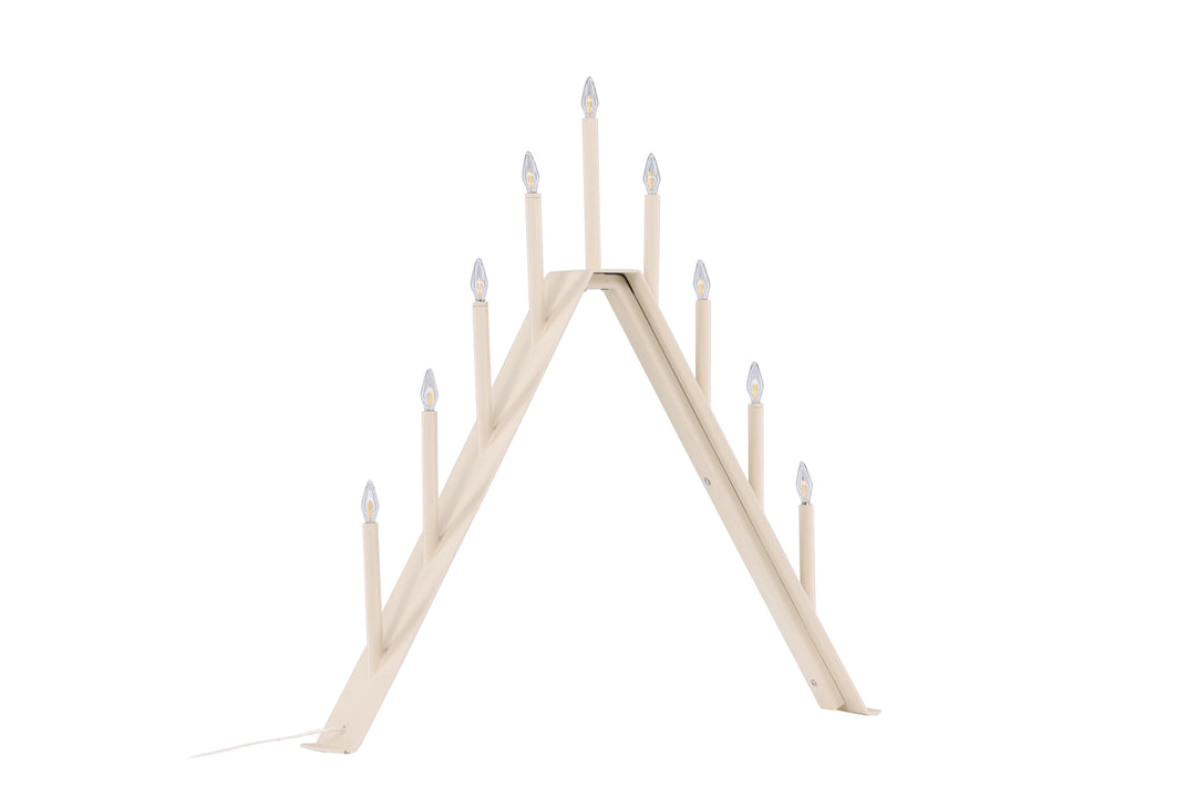 Åre Adventsljusstake Beige