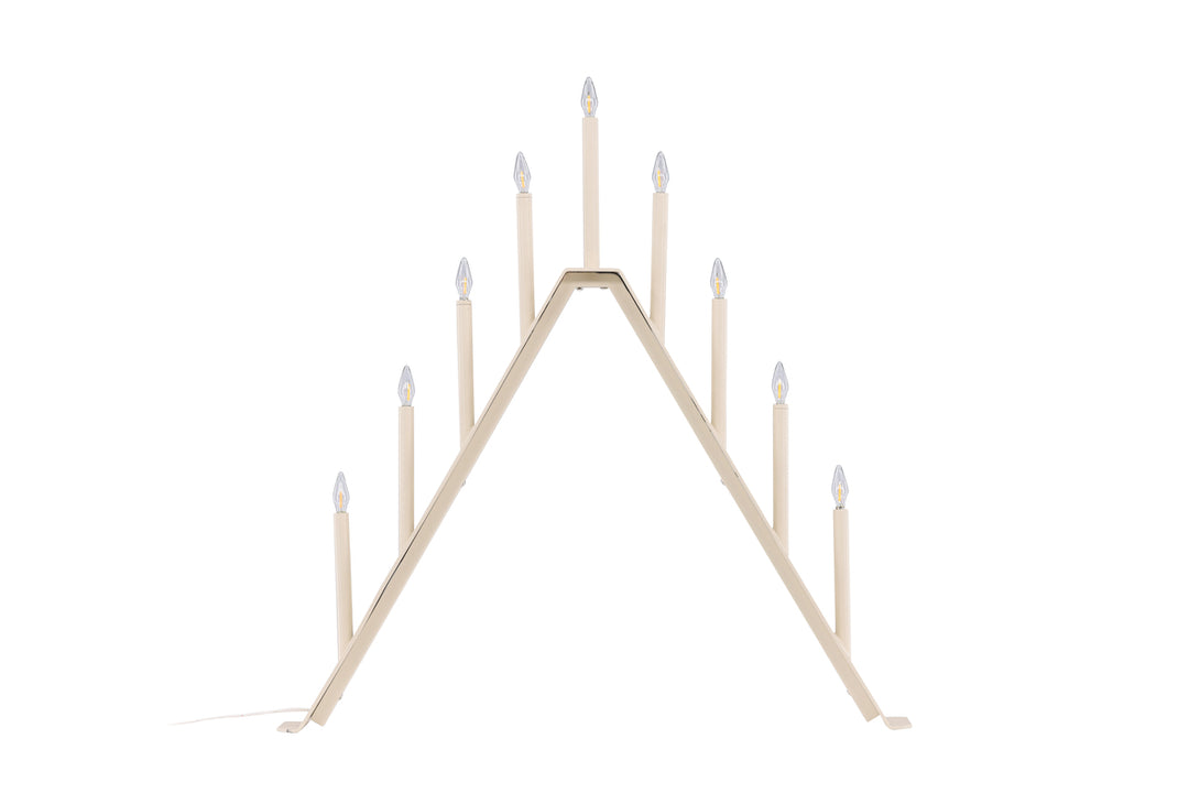 Åre Adventsljusstake Beige