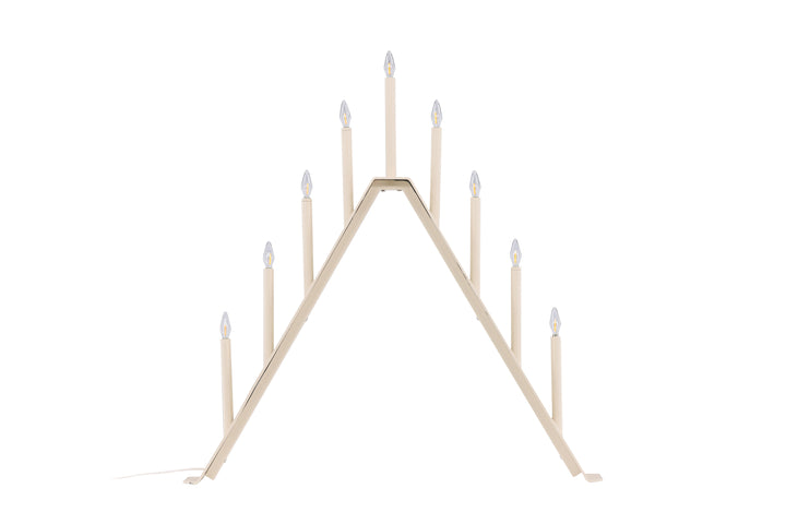 Åre Adventsljusstake Beige