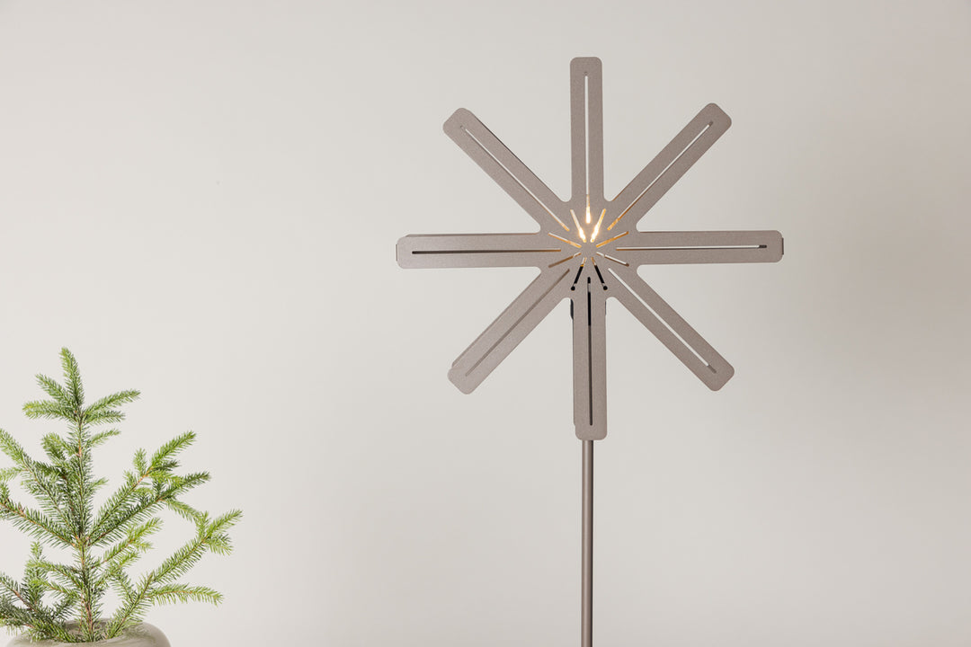 Säfsen Adventsstjärna Mocka 40x80