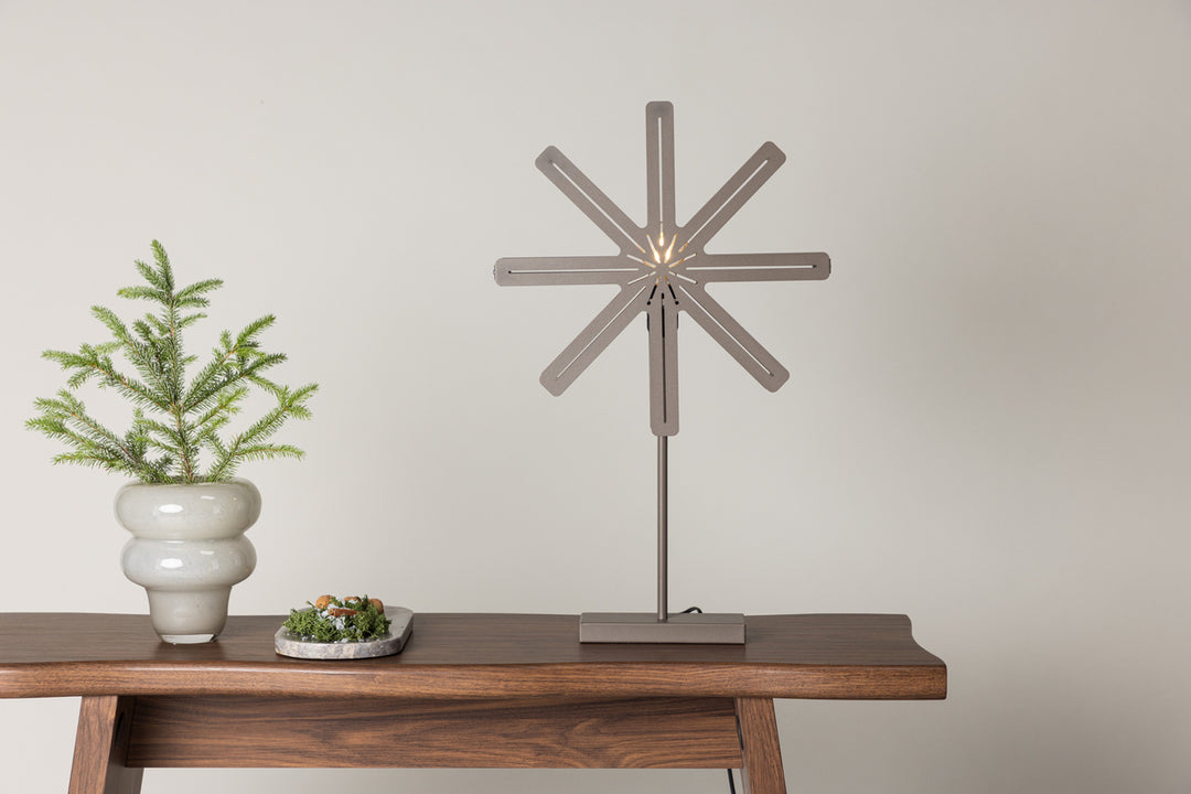 Säfsen Adventssjärna Mocka 40x67