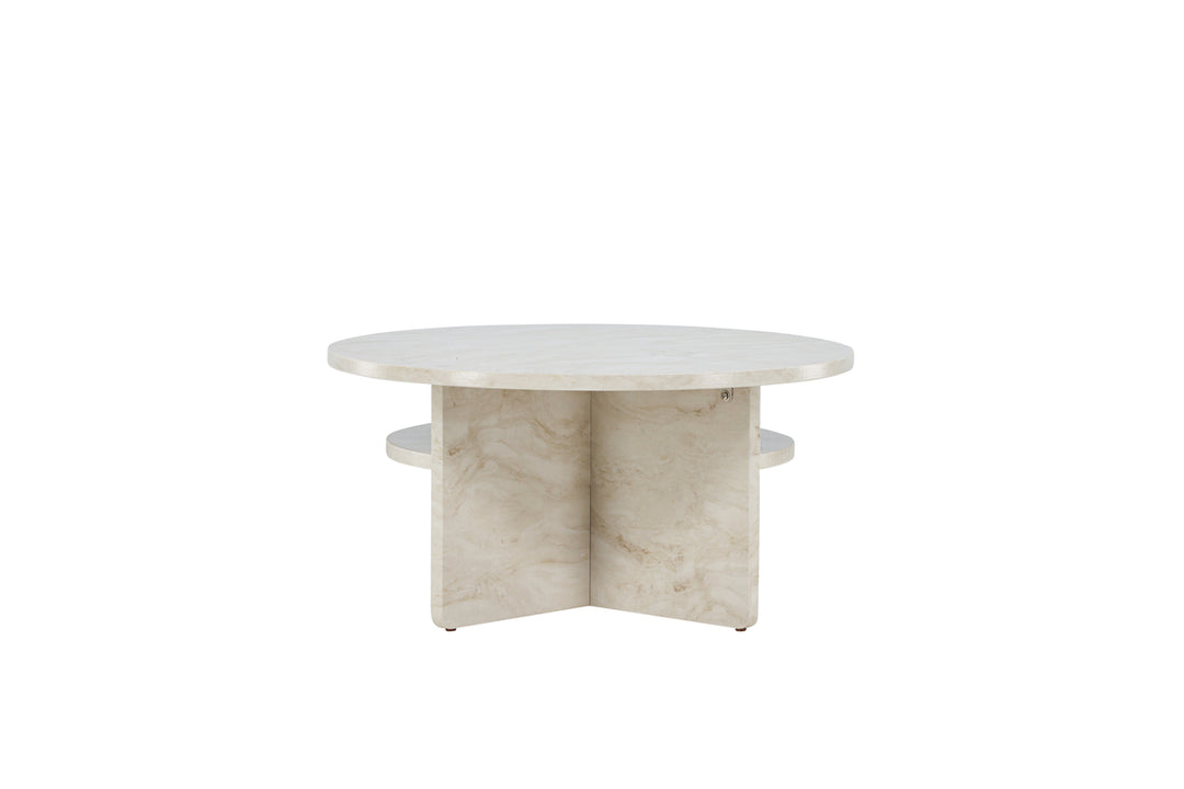 Ålesund Soffbord Ø85 Beige