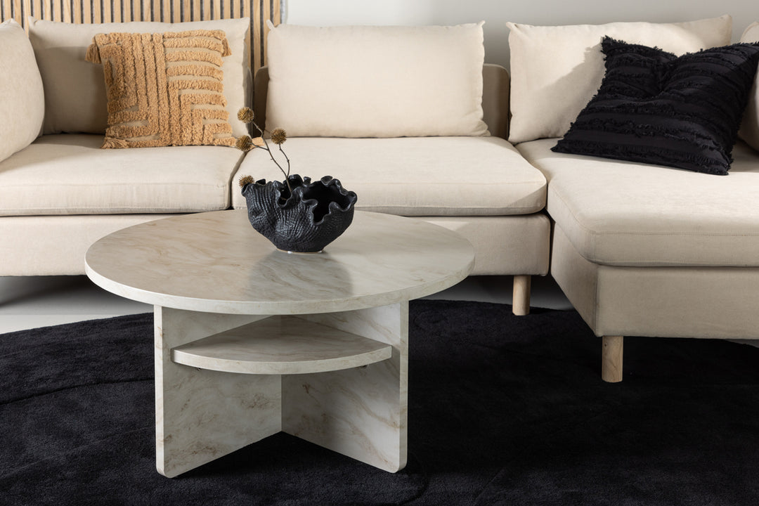 Ålesund Soffbord Ø85 Beige