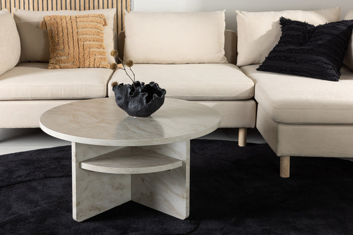 Ålesund Soffbord Ø85 Beige