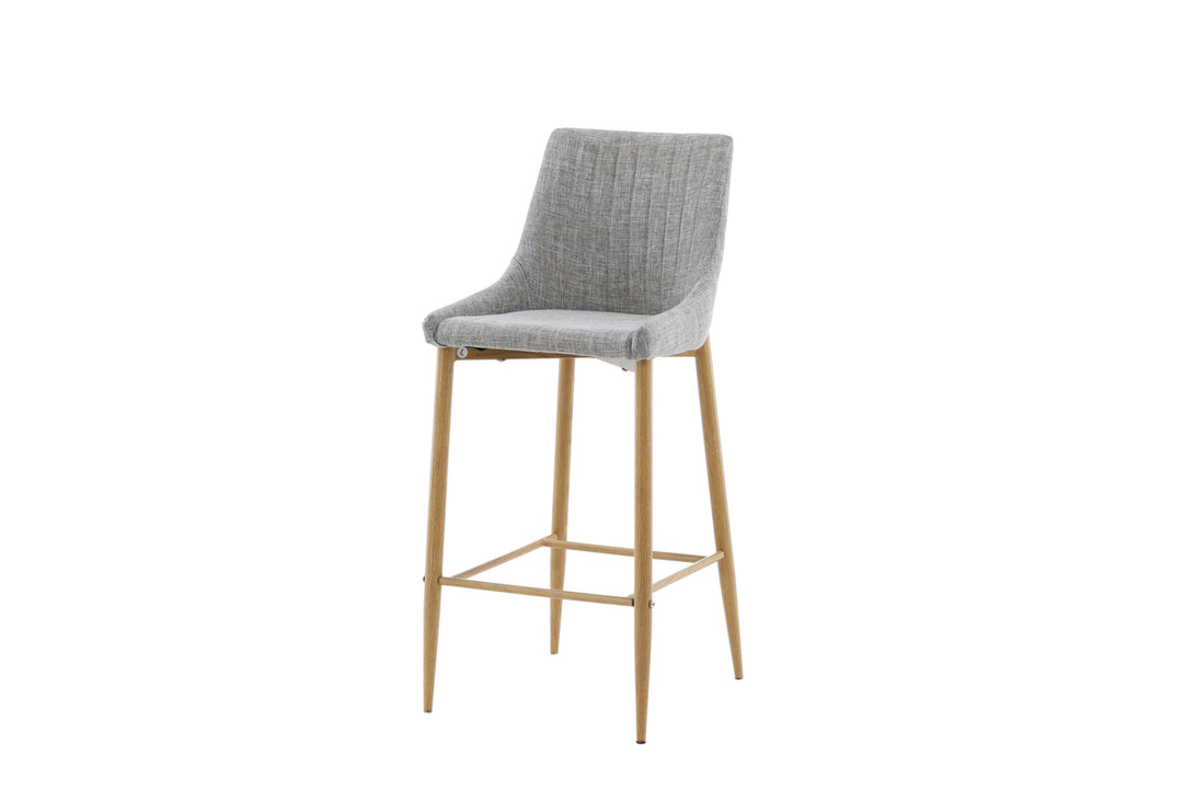 Plaza Barstolar 2-pack Ljusgrå