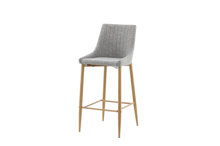 Plaza Barstolar 2-pack Ljusgrå
