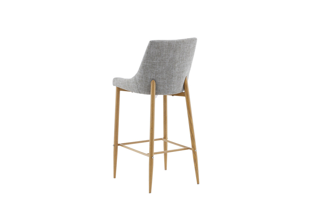 Plaza Barstolar 2-pack Ljusgrå