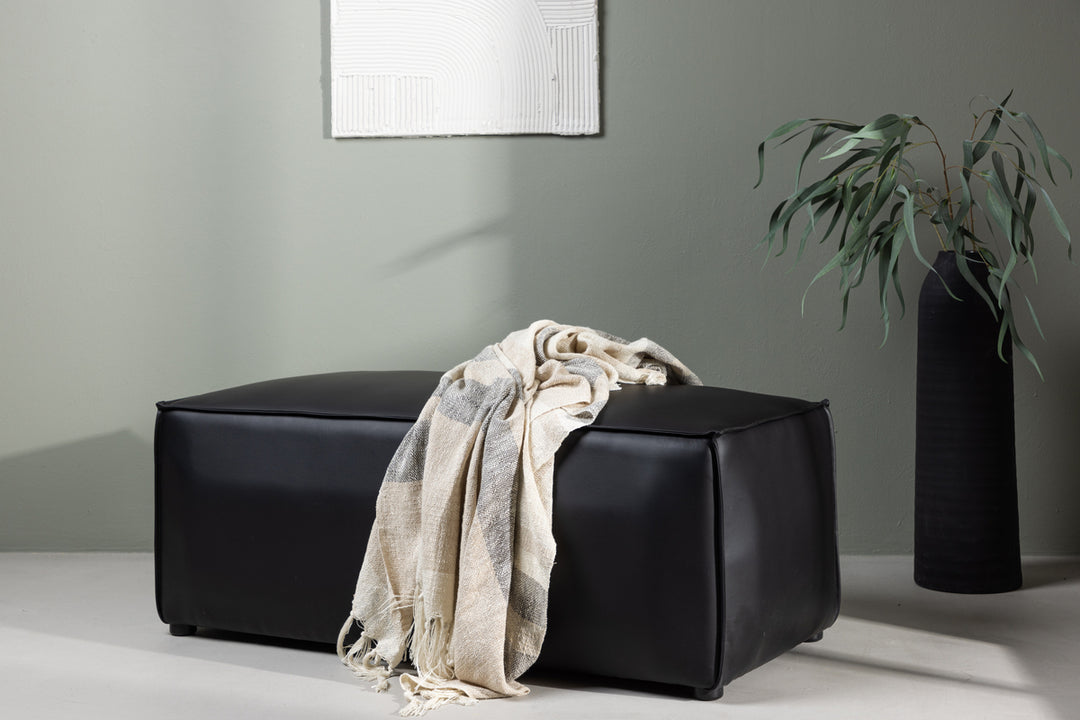 Palermo Sittpuff Svart