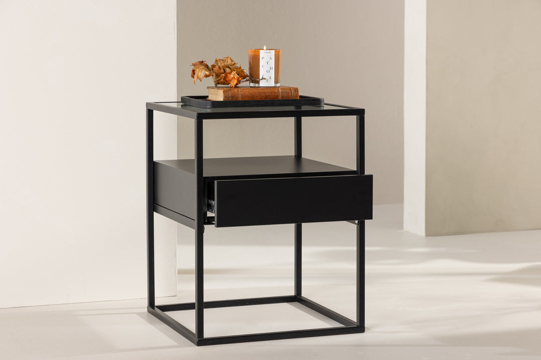 Fortaleza Sidobord Svart