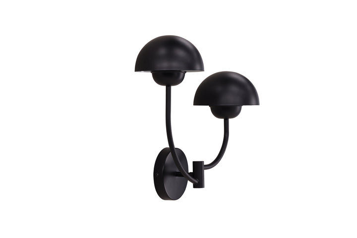 Lyckorna Vägglampa Svart