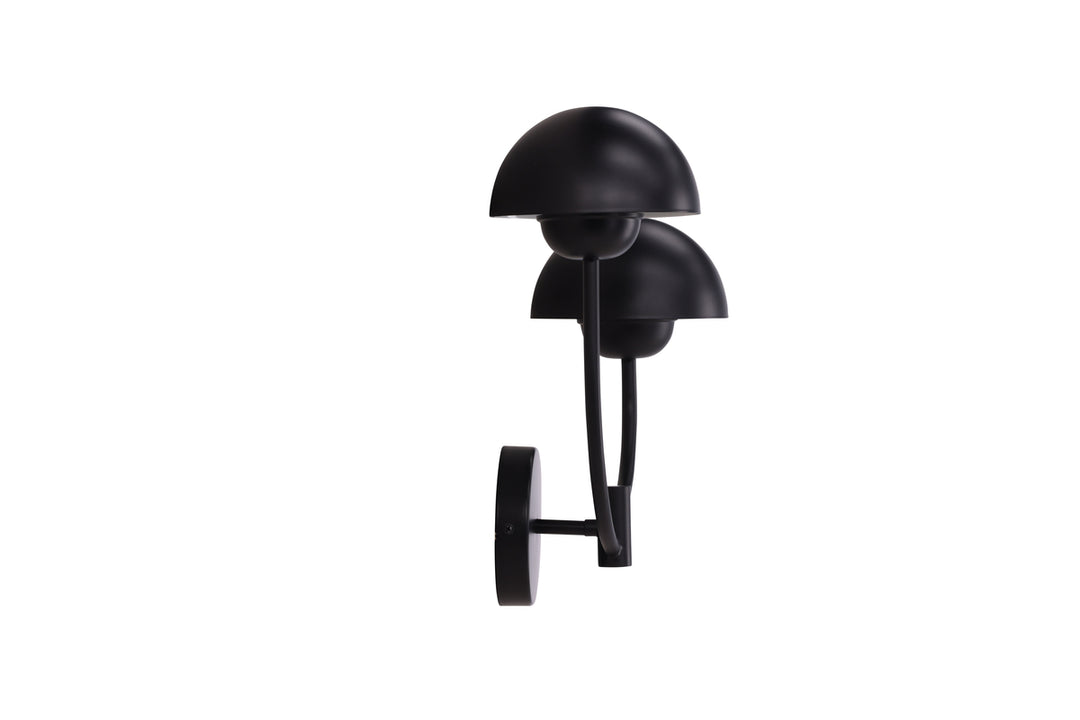 Lyckorna Vägglampa Svart