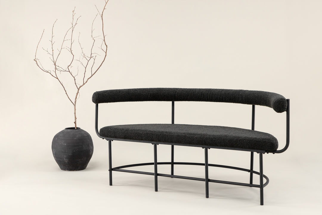 Stallhagen Kökssoffa 51 x 75 x 165 Svart