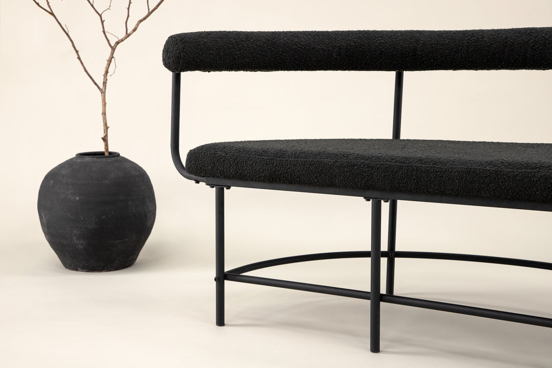 Stallhagen Kökssoffa 51 x 75 x 165 Svart