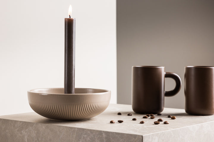 Posh Ljusstake Beige