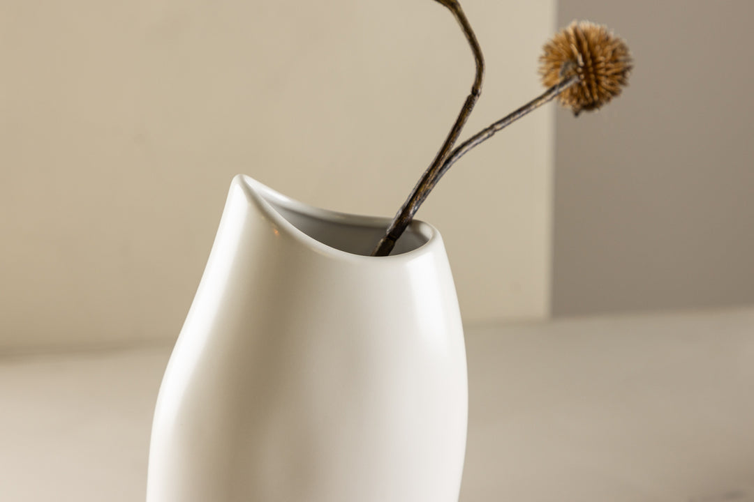 Ernst Vas 23x12x9cm Vit