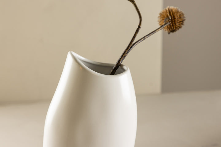 Ernst Vas 23x12x9cm Vit