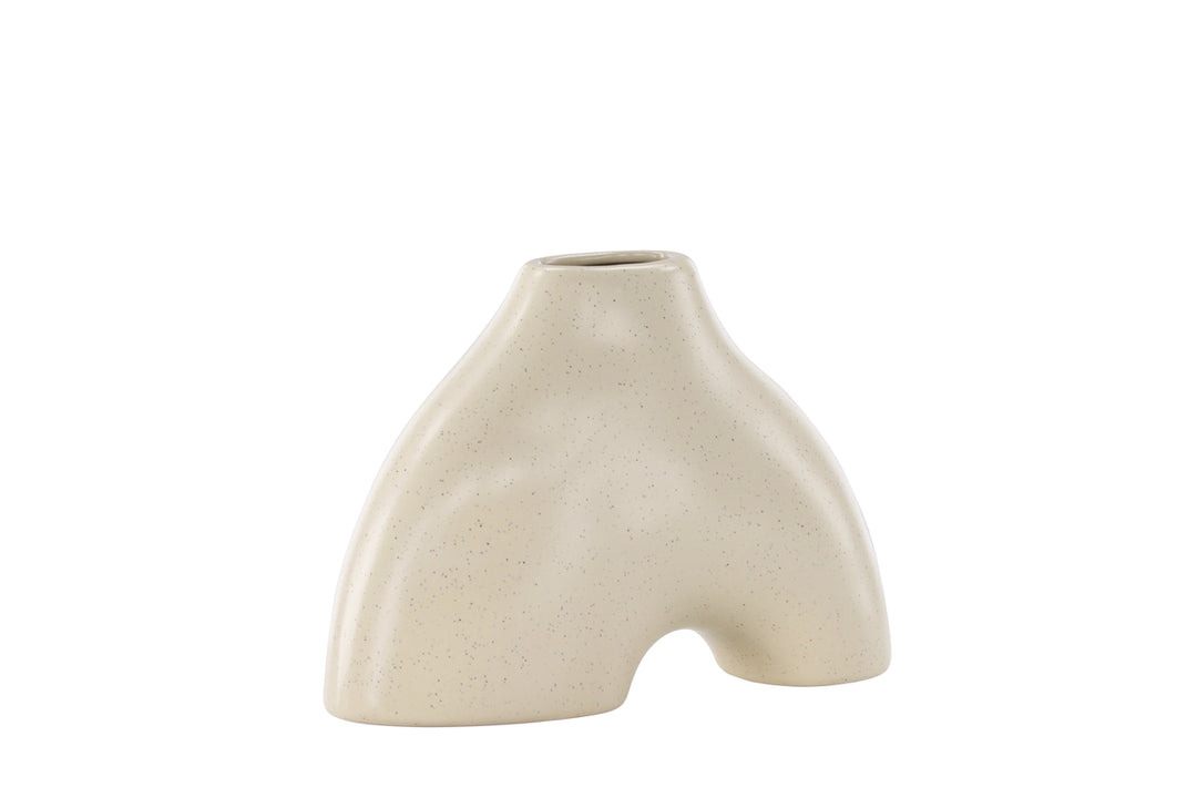 Kento Vas 15x21x8 Beige