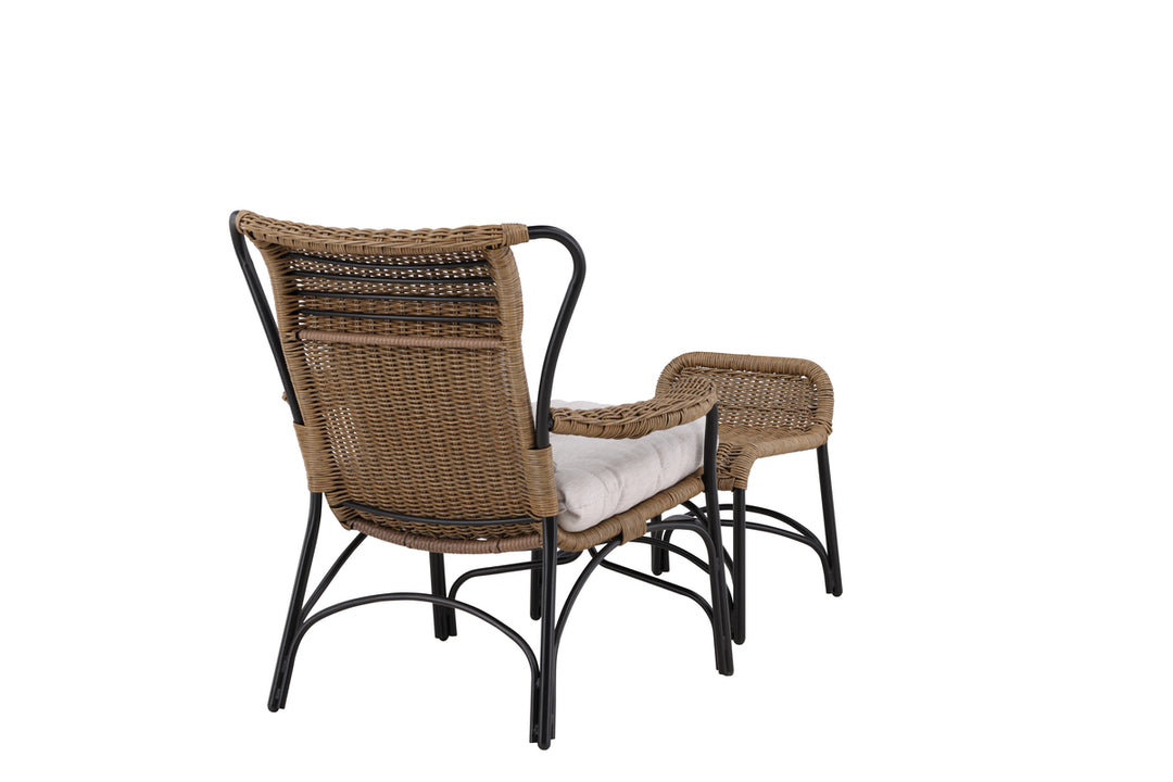 Loreto Loungefåtölj Svart