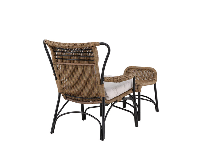 Loreto Loungefåtölj Svart